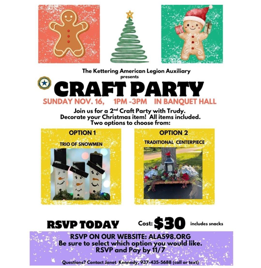 craft party 2025